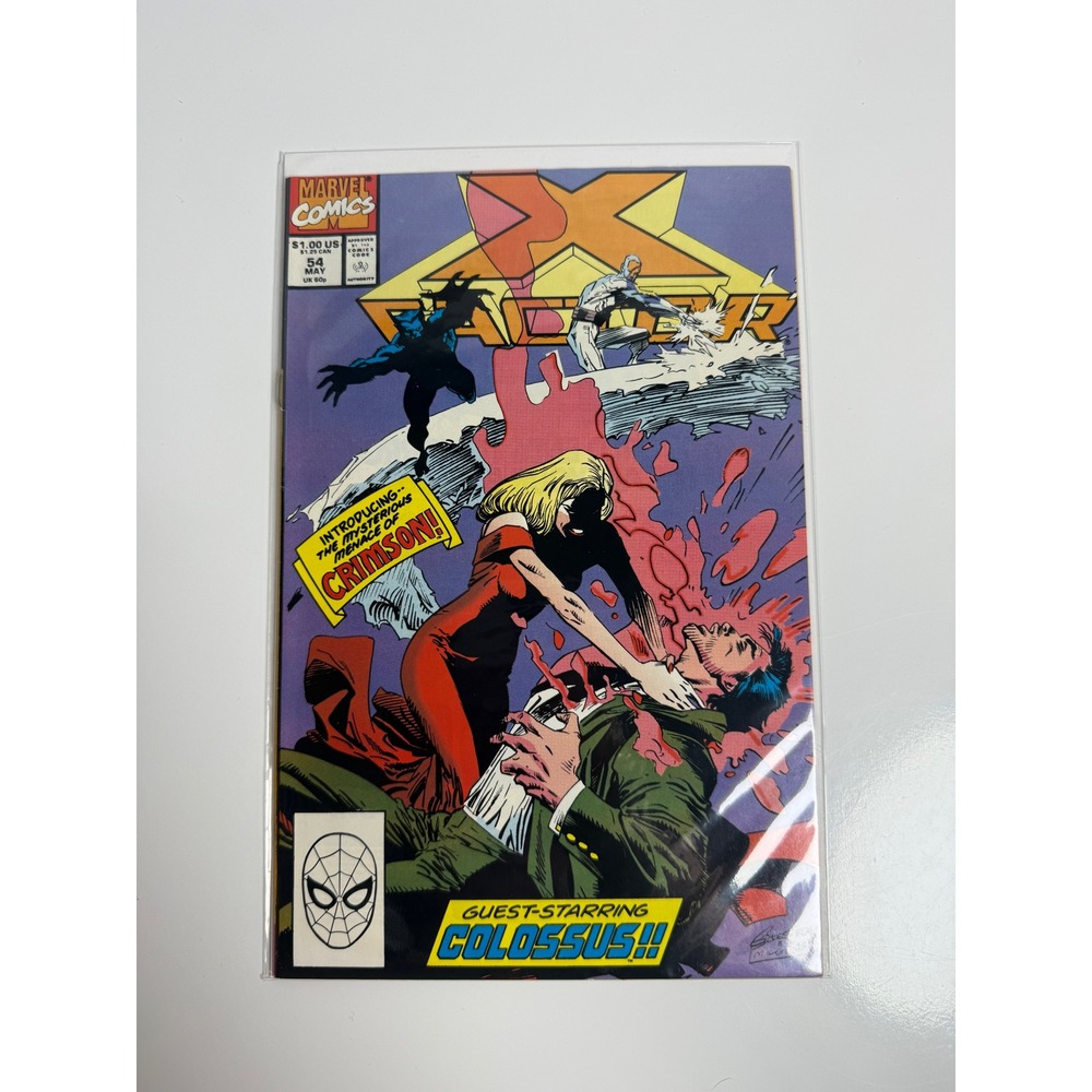 X-Factor 54 Marvel Comics 1990 1st Crimson Guest Colossus Marc Silvestri Art